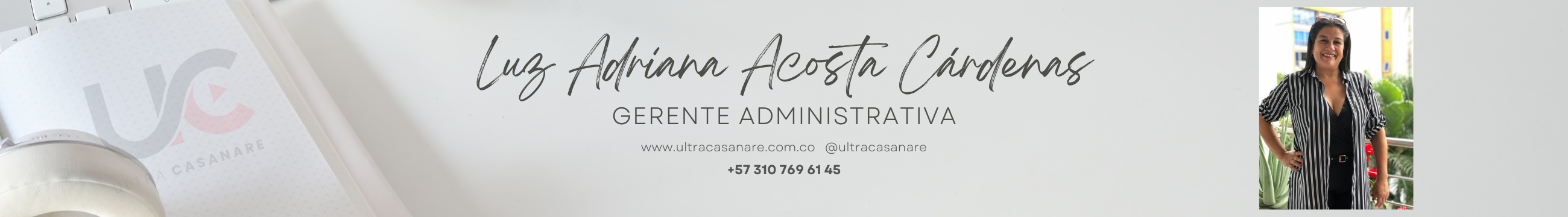 Banner de LinkedIn Lugar de Trabajo Ordenado (1300 x 180 px)