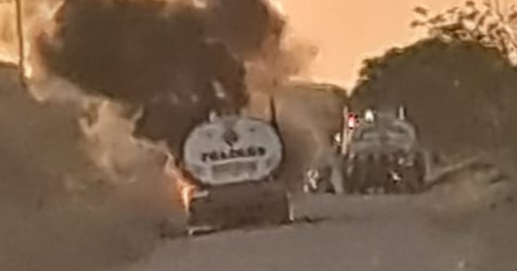 Emergencia Vial en Santa Elena del Cusiva: Tractomula de Crudo Volcada!