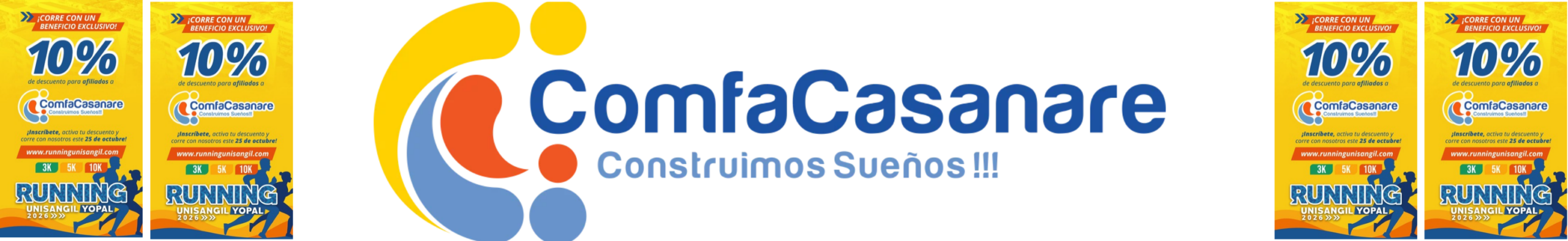 Banner Comfacasanare Octubre Runing