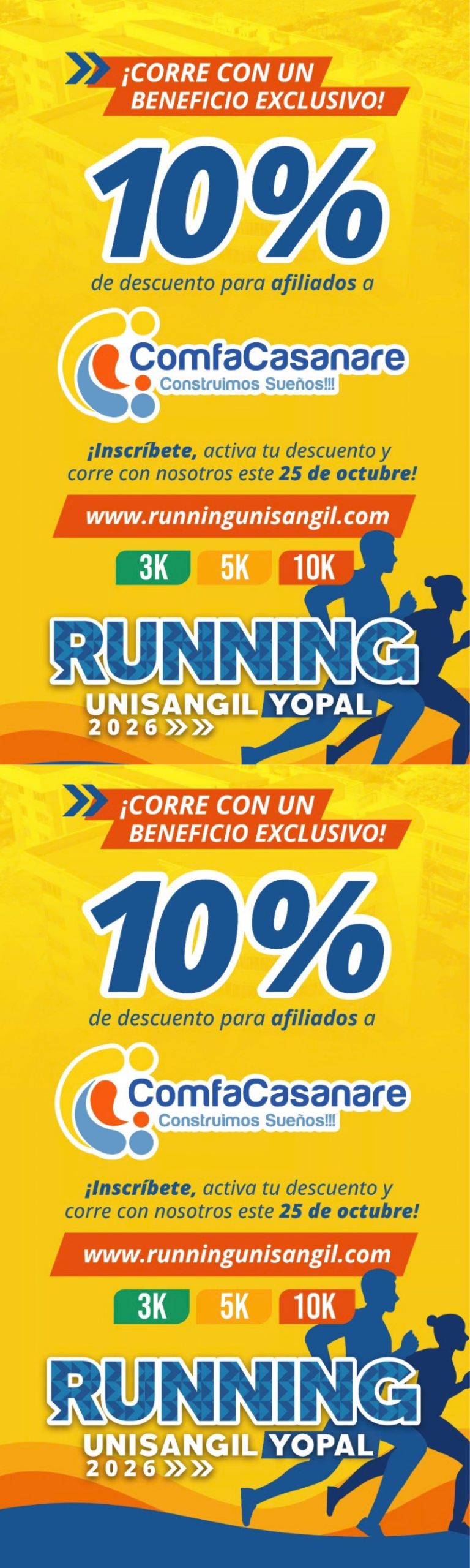Comfacasanare Octubre Vertical Running